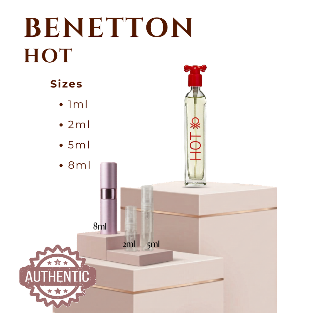 DECANT Benetton Hot EDT