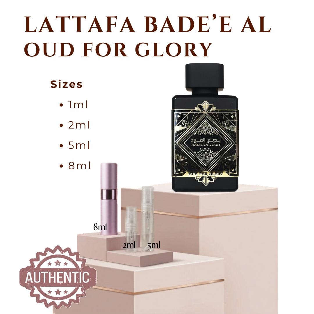 DECANT Lattafa Bade'e Al Oud For Glory