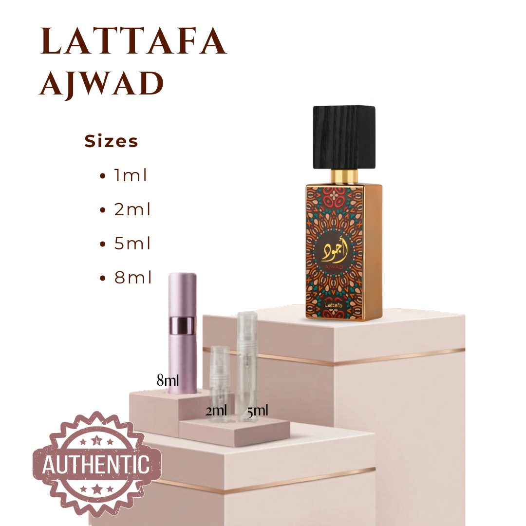 DECANT Lattafa Ajwad