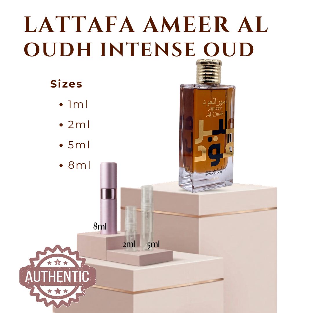 DECANT Lattafa Ameer Al Oudh Intense Oud