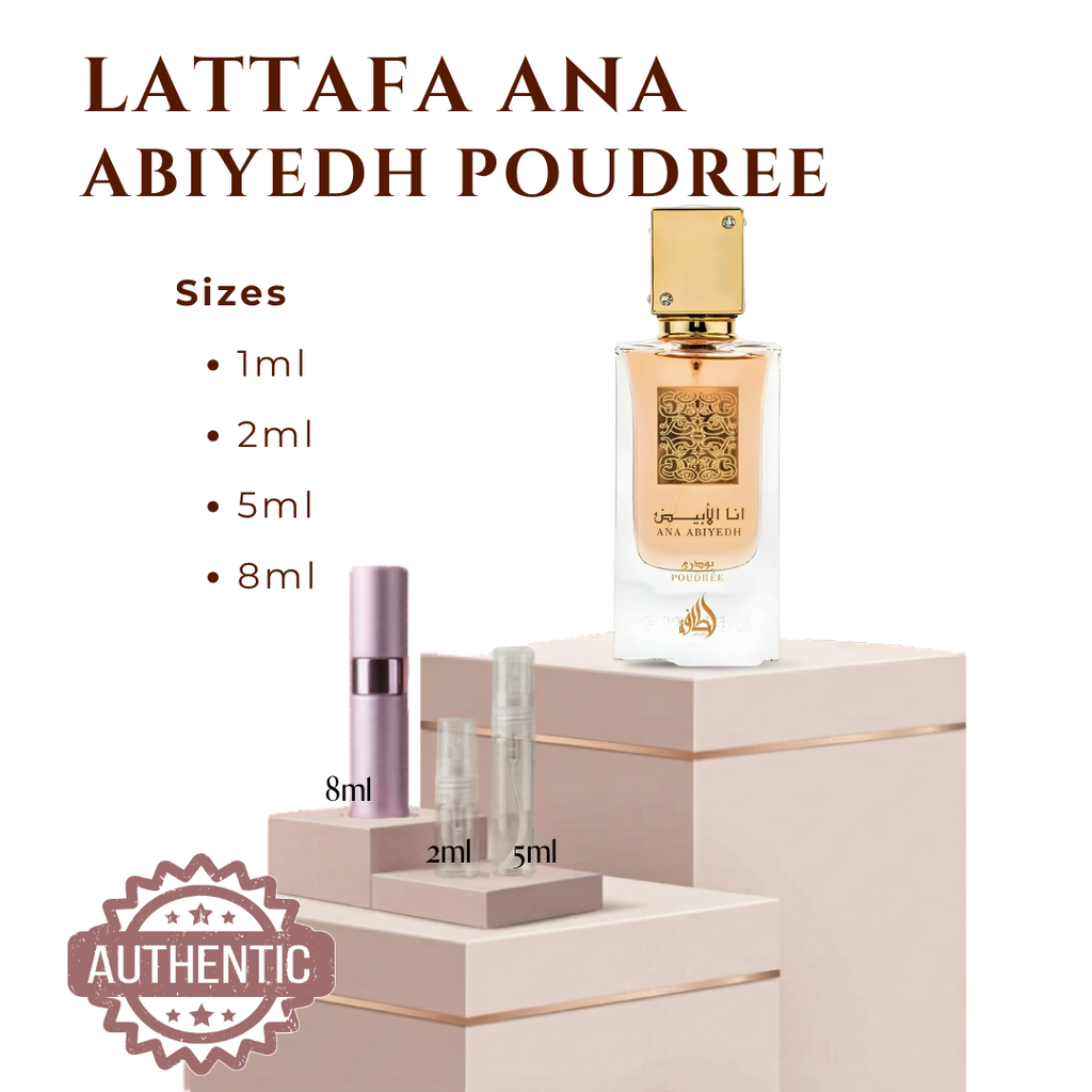 DECANT Lattafa Ana Abiyedh Poudree