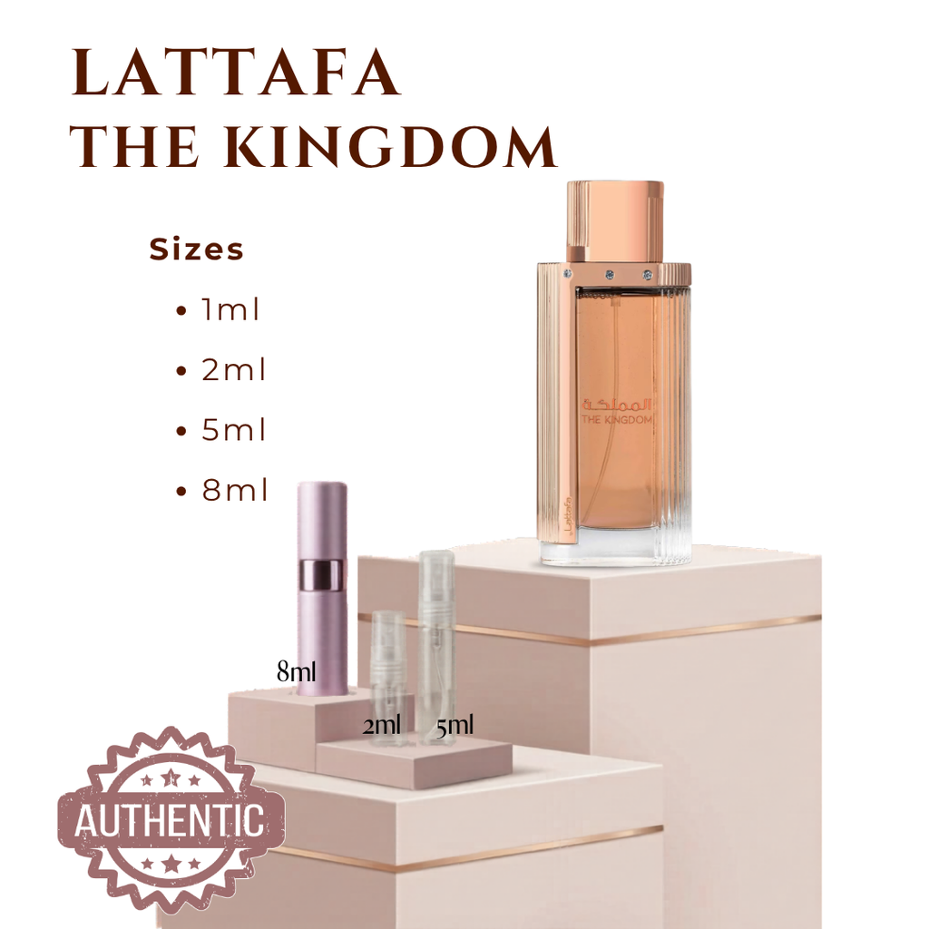 DECANT Lattafa The Kingdom