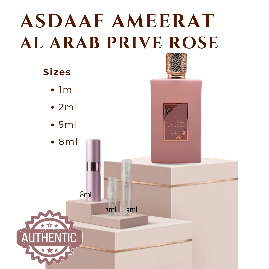 DECANT Ameerat Al Arat Prive Rose