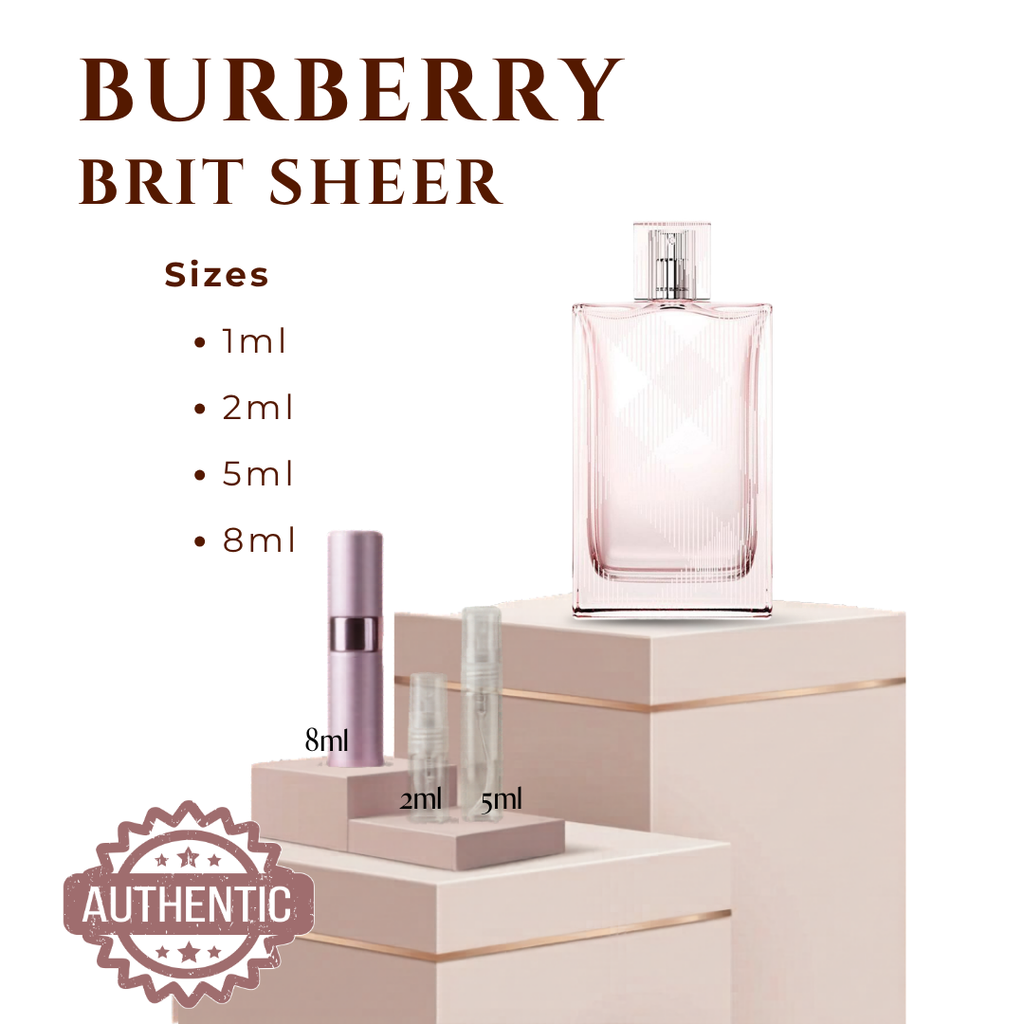 DECANT Burberry Brit Sheer EDT