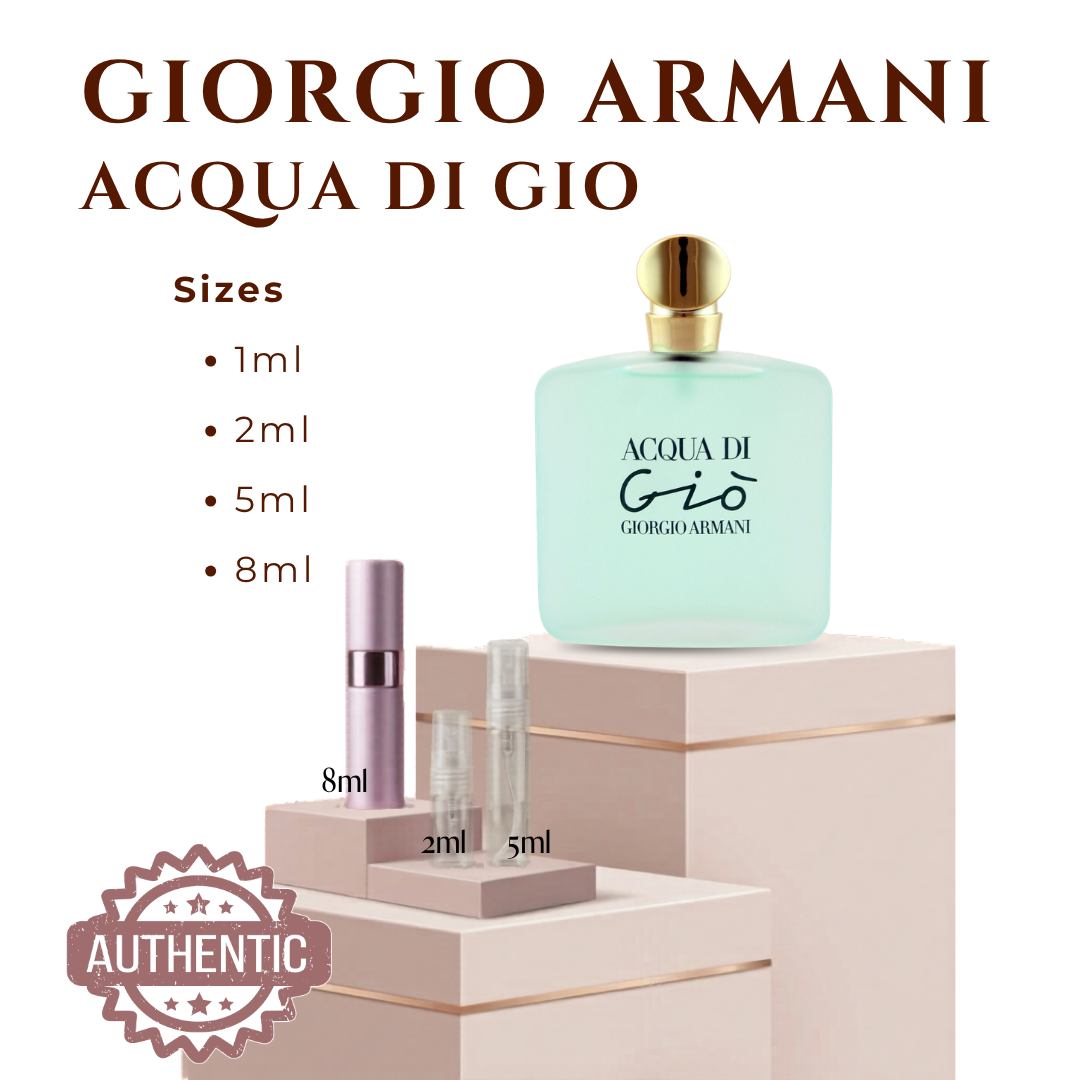 DECANT Giorgio Armani Acqua Di Gio Woman