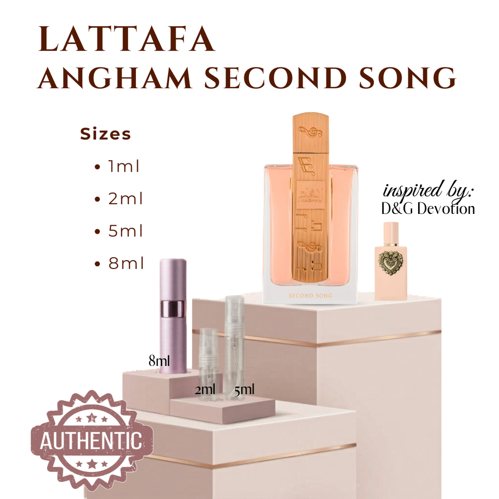 DECANT Lattafa Angham Second Song